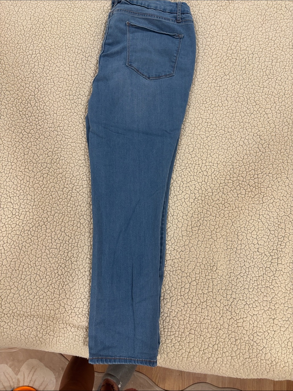 Faded Glory Medium Blue Straight-Leg Jeans